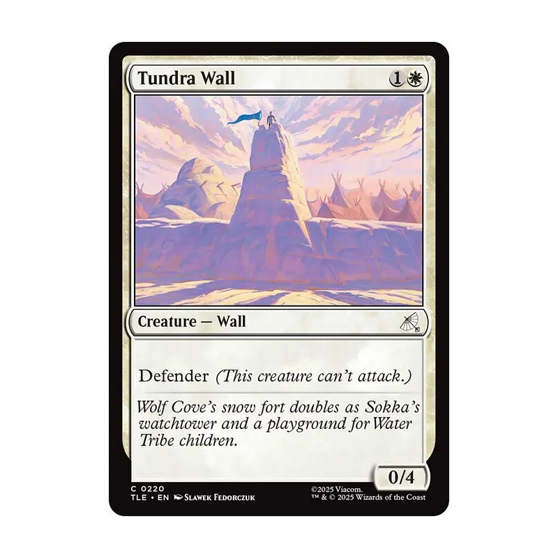 Tundra Wall (0220) - Avatar: The Last Airbender Eternal (Near Mint)