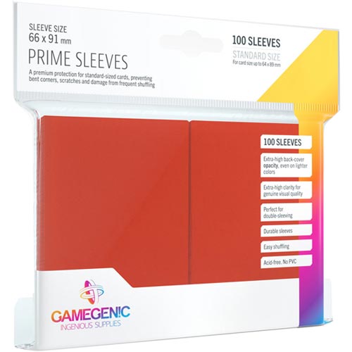 Prime Sleeves: Red