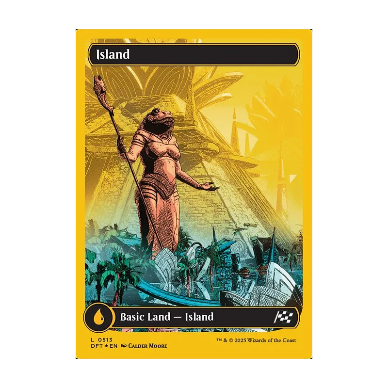 Island (0513) (First-Place Foil) - Aetherdrift (Foil Near Mint)