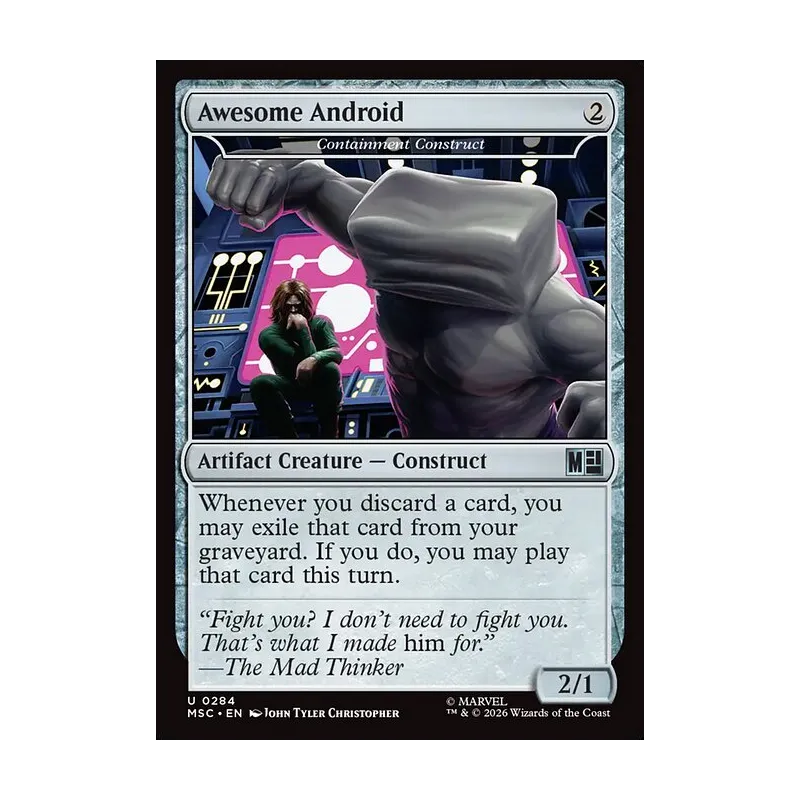 Awesome Android / Containment Construct (Surge Foil) - Marvel Super Heroes Commander (Foil Near Mint)