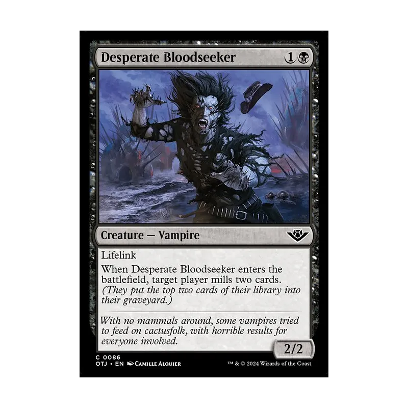 Desperate Bloodseeker - Outlaws of Thunder Junction (Near Mint)