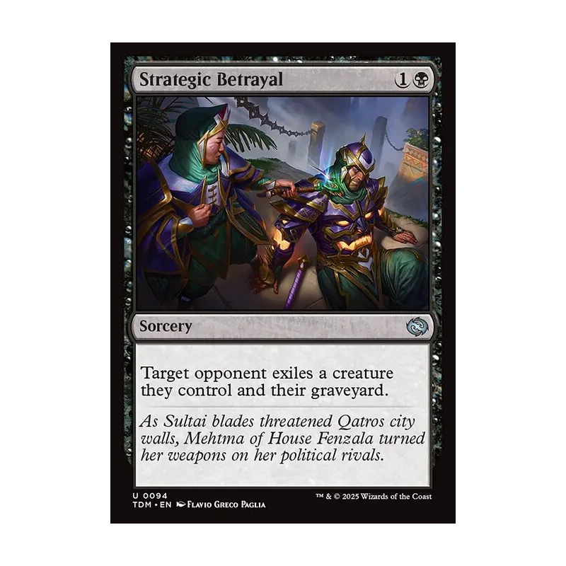 Strategic Betrayal - Tarkir: Dragonstorm (Near Mint)