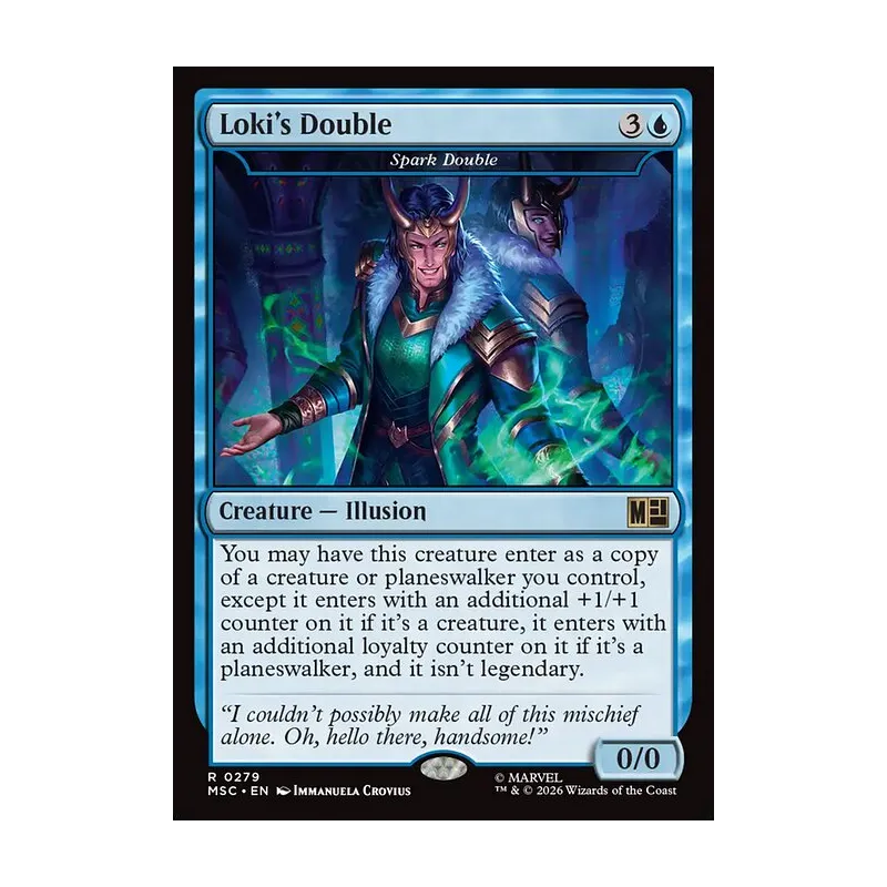 Loki's Double / Spark Double (Surge Foil) - Marvel Super Heroes Commander (Foil Near Mint)