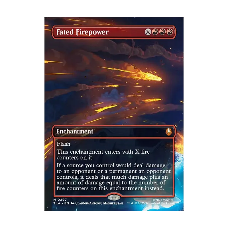 Fated Firepower (Borderless) - Avatar: The Last Airbender (Near Mint)