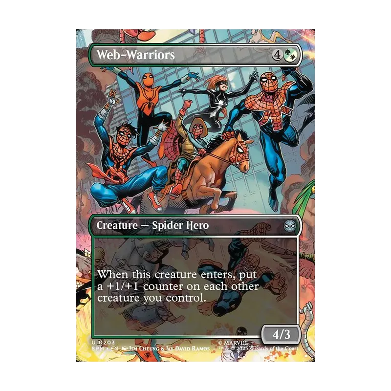 Web-Warriors (Borderless) - Marvel's Spider-Man (Near Mint)