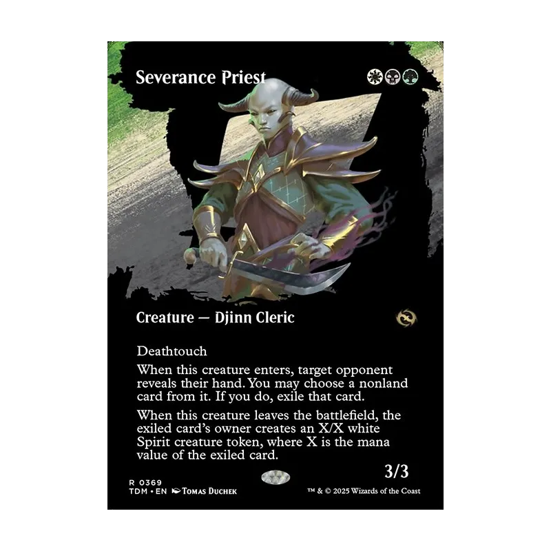 Severance Priest (Borderless) - Tarkir: Dragonstorm (Near Mint)
