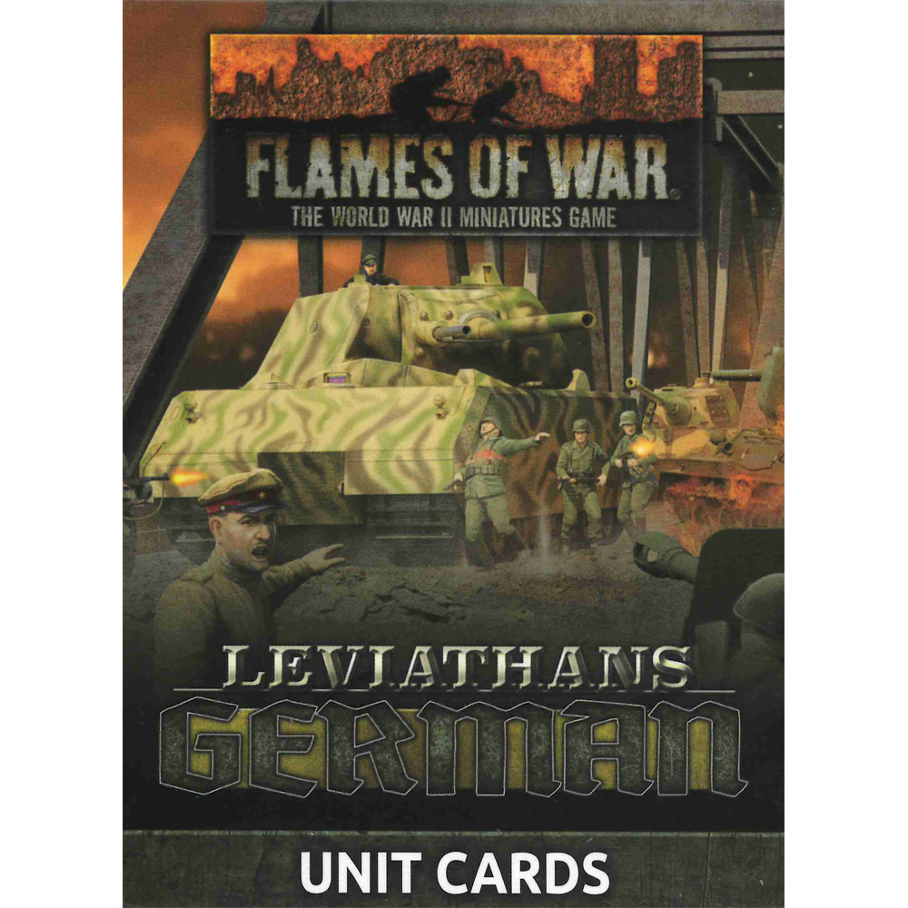 Flames of War: Leviathans - German Unit Cards