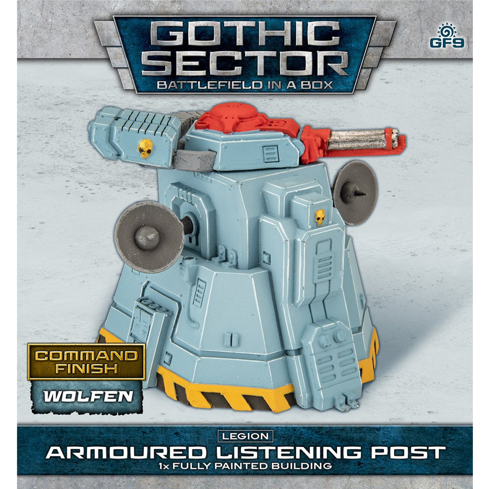 Battlefield in a Box: Gothic Sector - Legion Armoured Listening Post (Command Finish Wolfen) (Preorder)