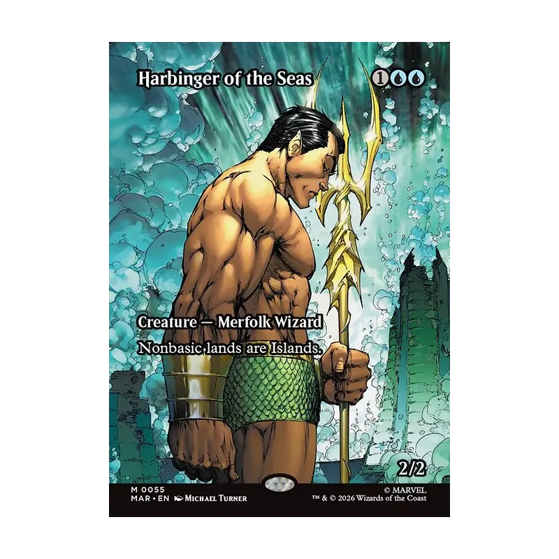 Harbinger of the Seas (Borderless) - Marvel Universe (Near Mint)