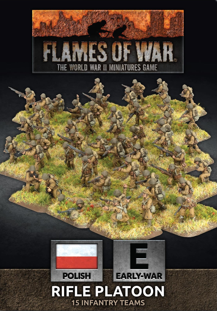 Flames of War WW2: Polish - Rifle Platoon (New Arrival)