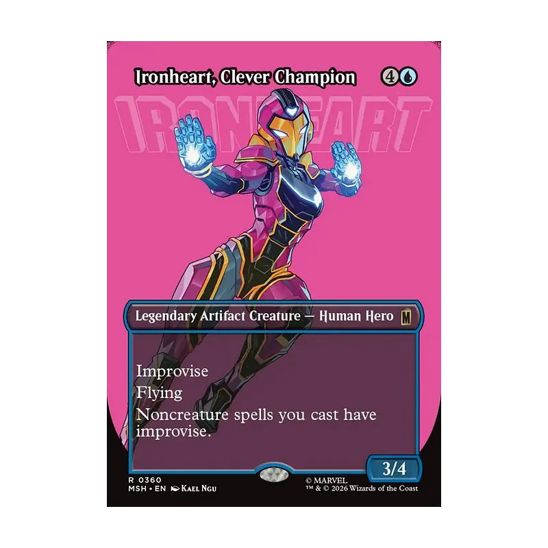 Ironheart, Clever Champion (Borderless) - Marvel Super Heroes (Near Mint)
