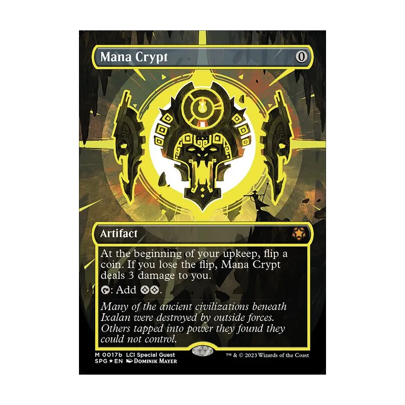 Mana Crypt (0017b) (Borderless) - Special Guests (Foil Near Mint)