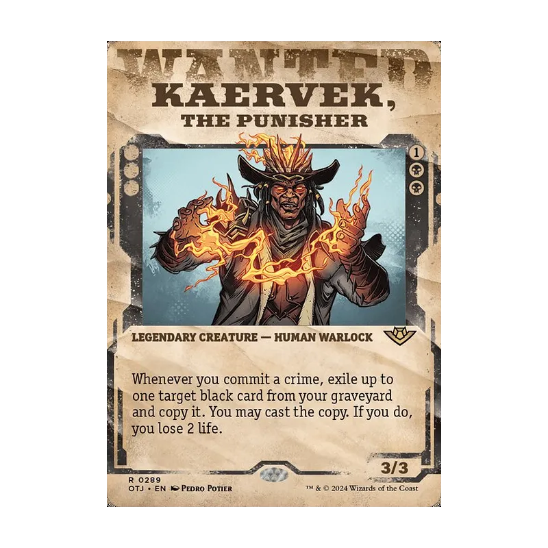 Kaervek, the Punisher (Showcase) - Outlaws of Thunder Junction (Near Mint)