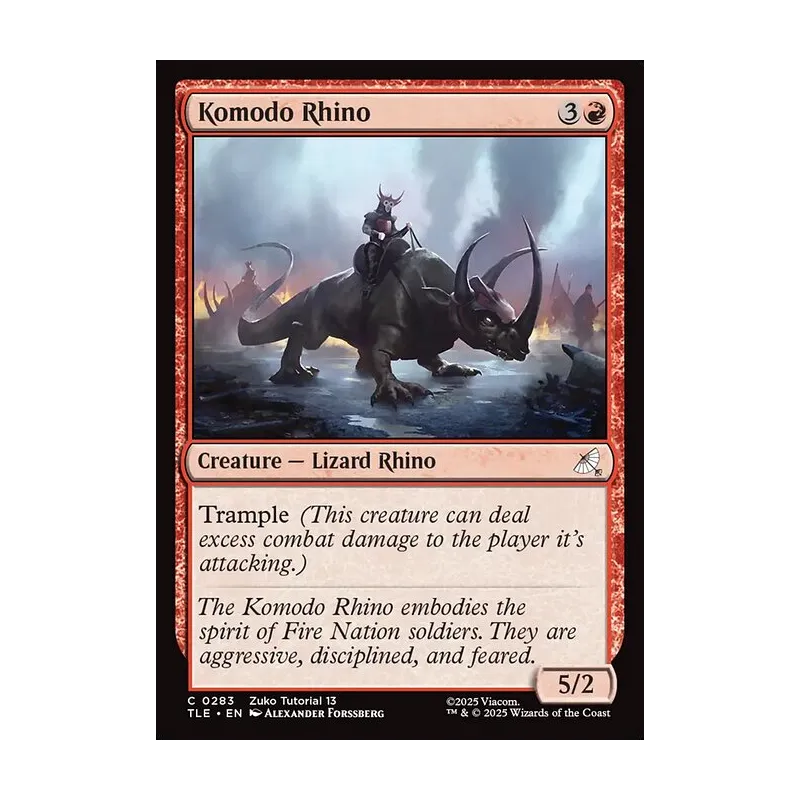 Komodo Rhino (0283) - Avatar: The Last Airbender Eternal (Near Mint)