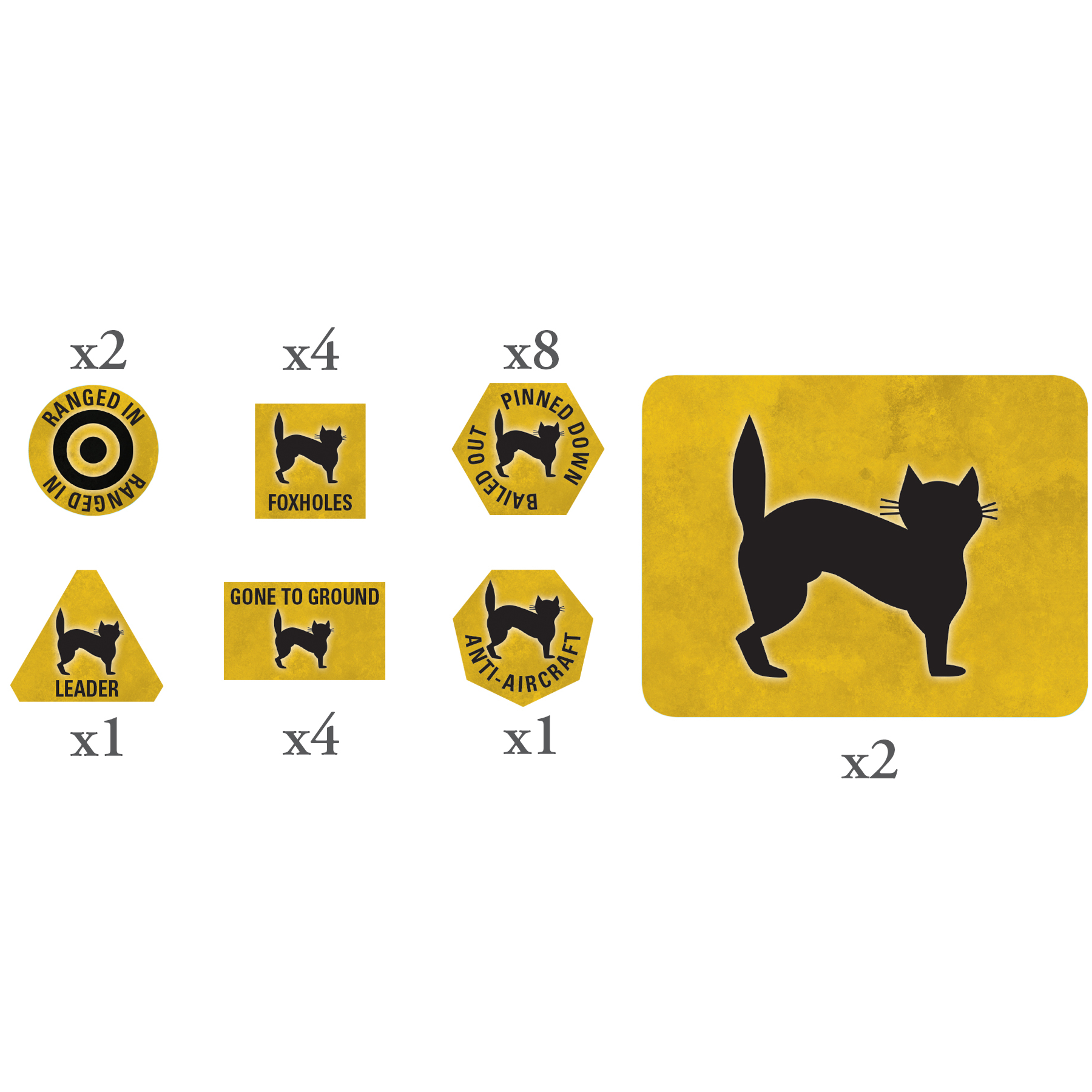 Flames of War WW2: British - Indian MW Tokens & Objectives (Preorder)
