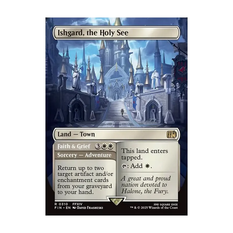 Ishgard, the Holy See // Faith & Grief (Borderless) - Final Fantasy (Near Mint)