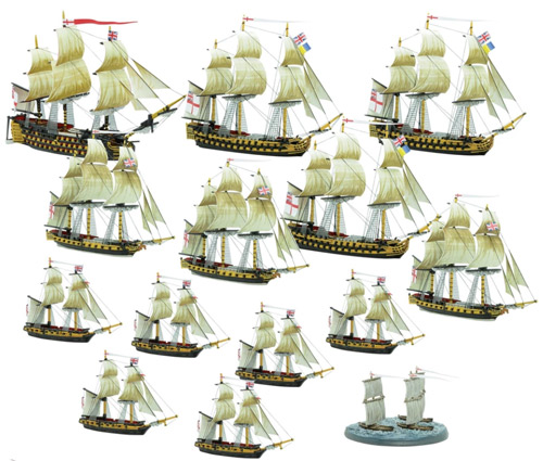 Black Seas: Royal Navy Fleet Starter Set (Last Chance)