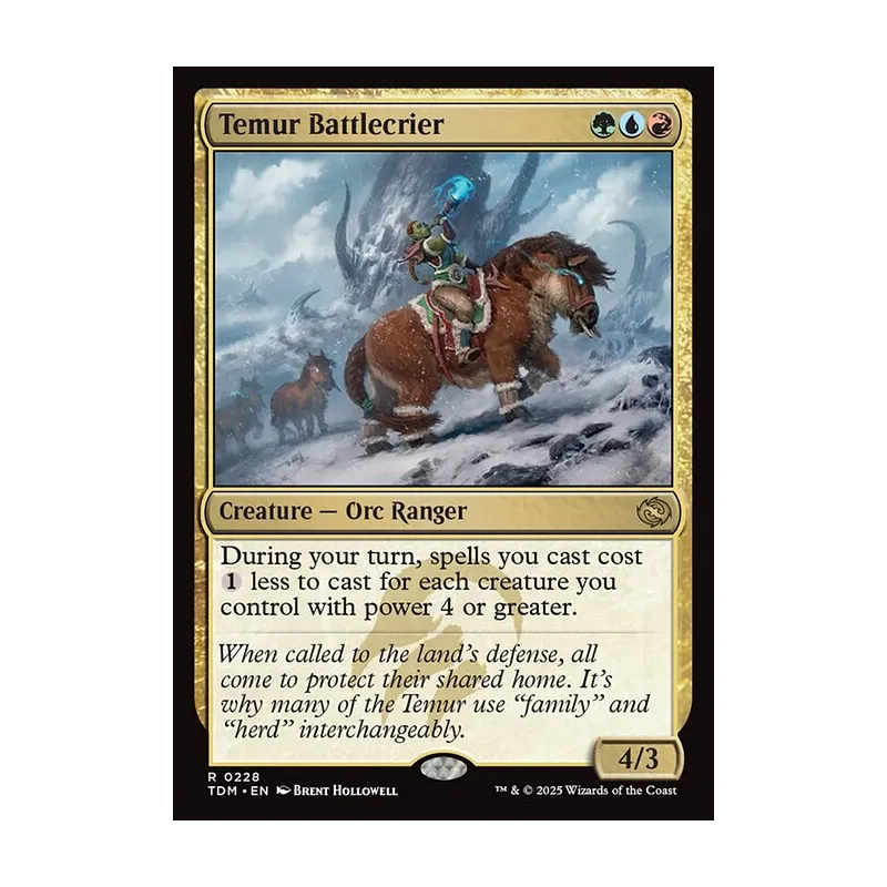 Temur Battlecrier - Tarkir: Dragonstorm (Near Mint)