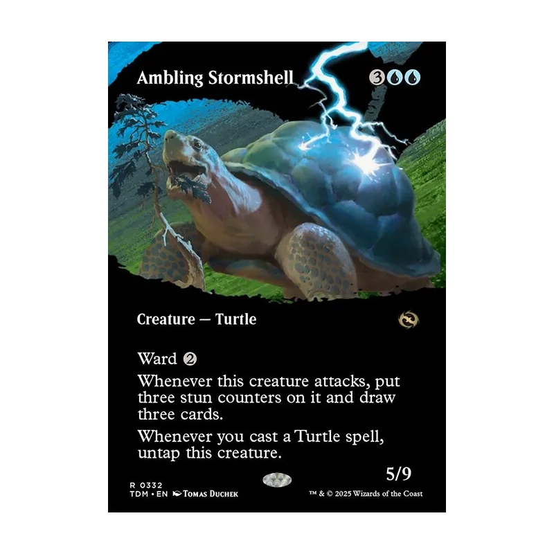 Ambling Stormshell (Borderless) - Tarkir: Dragonstorm (Near Mint)
