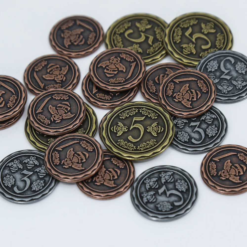 Botany: Floral Dragons - Metal Coins (Preorder)
