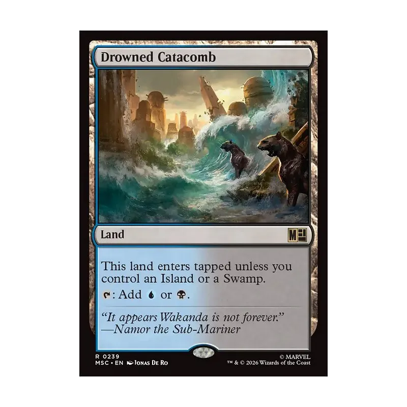 Drowned Catacomb (Surge Foil) - Marvel Super Heroes Commander (Foil Near Mint)