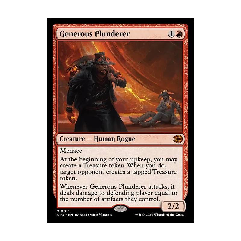 Generous Plunderer - The Big Score (Near Mint)