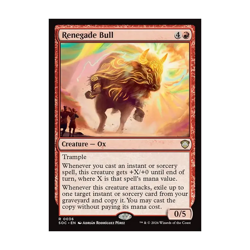 Renegade Bull - Secrets of Strixhaven Commander (Near Mint)