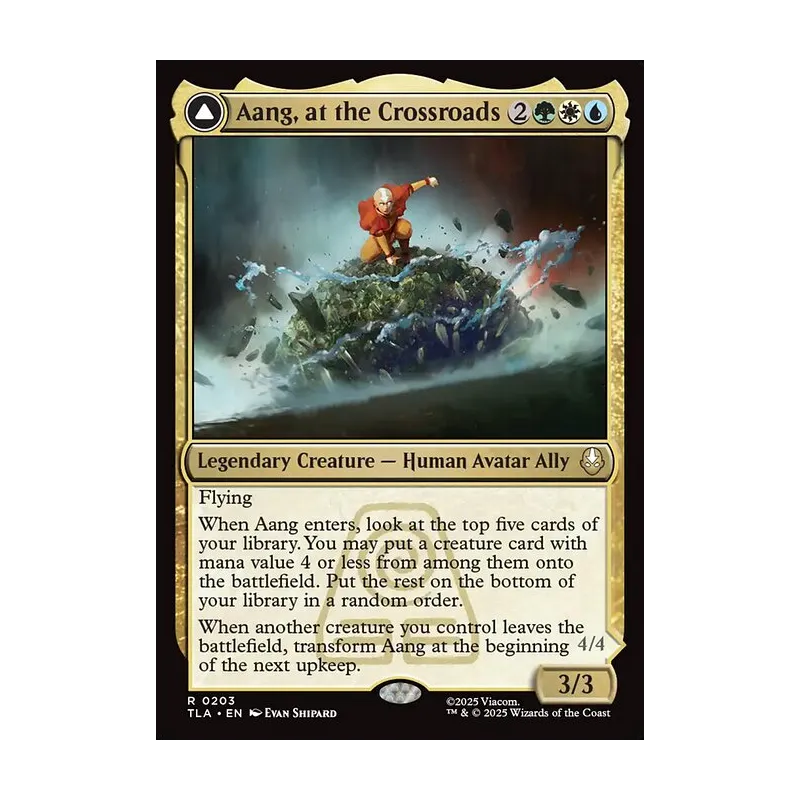 Aang, at the Crossroads // Aang, Destined Savior - Avatar: The Last Airbender (Near Mint)