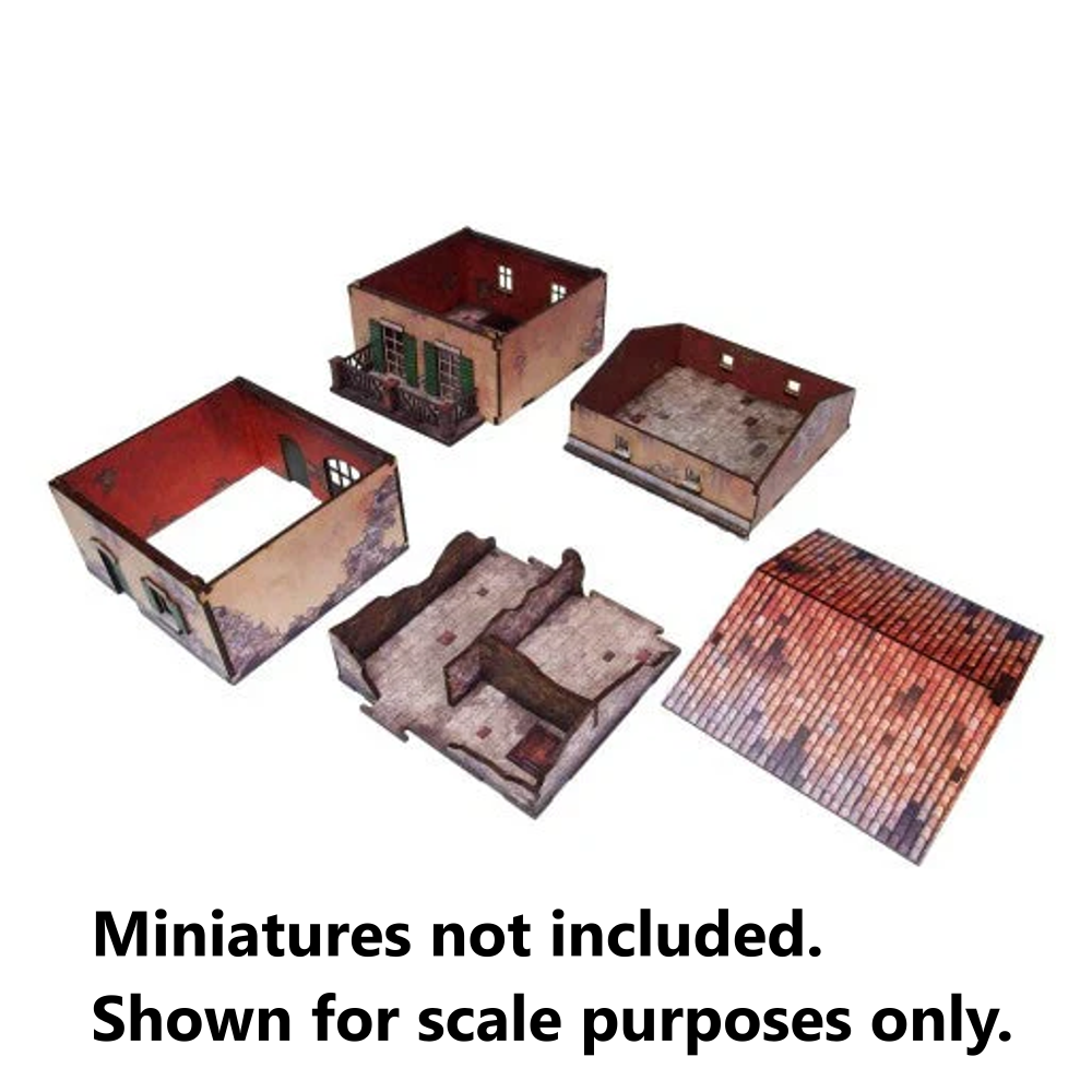 Bolt Action: Pre-Painted WW2 Italy - Balcony House
