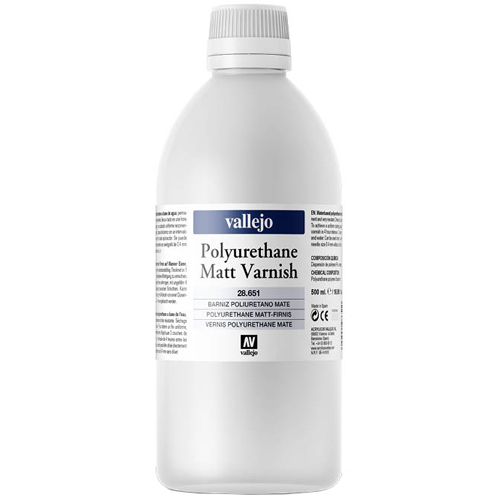 Vallejo: Matt Polyurethane Varnish (500ml) Vallejo: Matt Polyurethane Varnish (500ml)