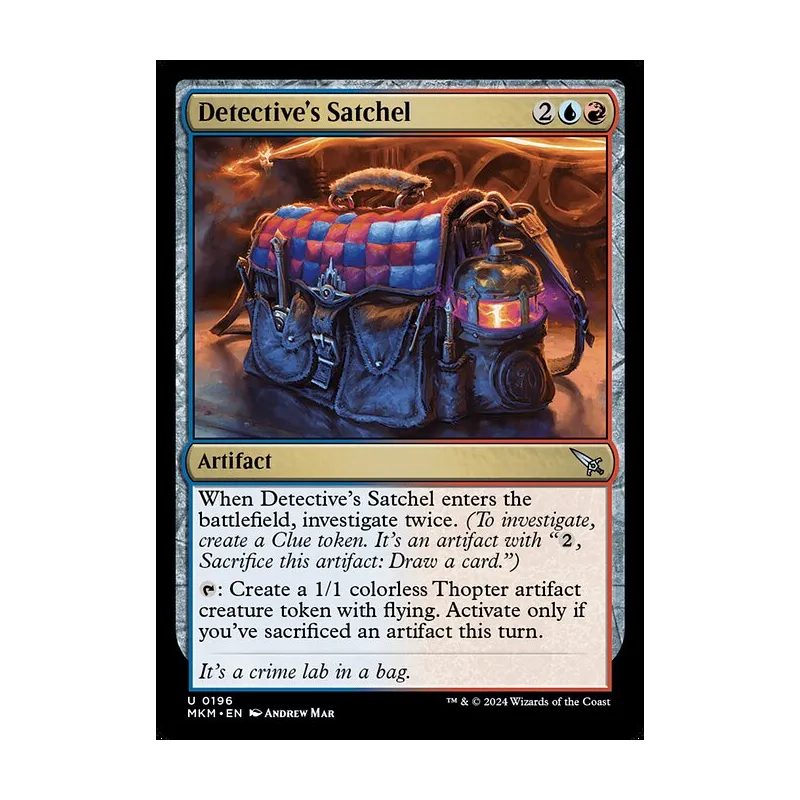 mtg best investigate cards Magic the Gathering EDH theme build help MTG Ongoing Investigation Shadows over
