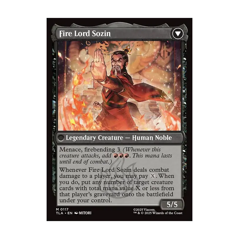 The Rise of Sozin // Fire Lord Sozin - Avatar: The Last Airbender (Foil Near Mint)