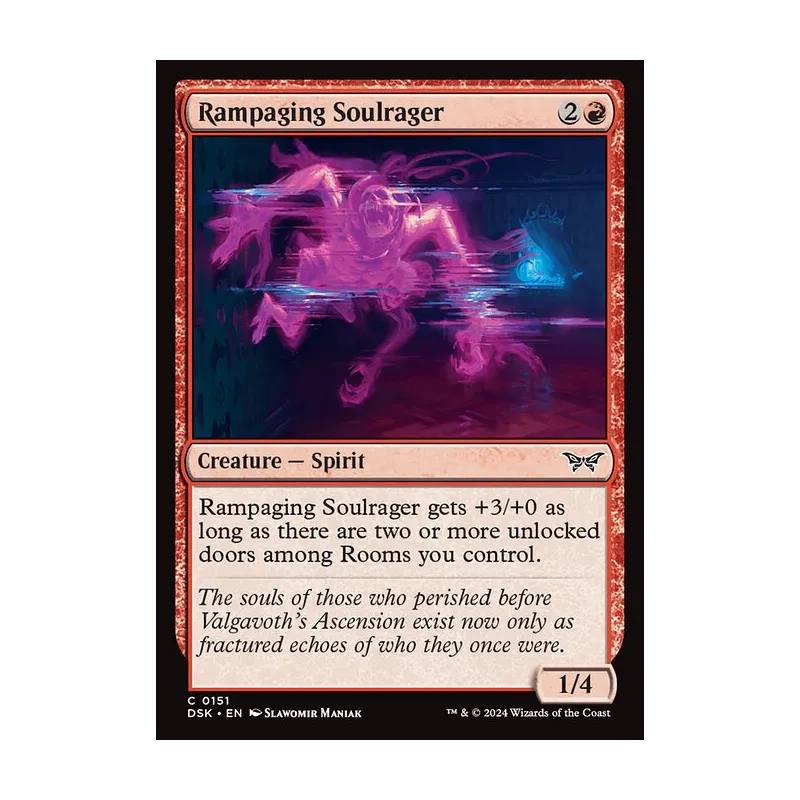 Rampaging Soulrager - Duskmourn: House of Horror (Near Mint)