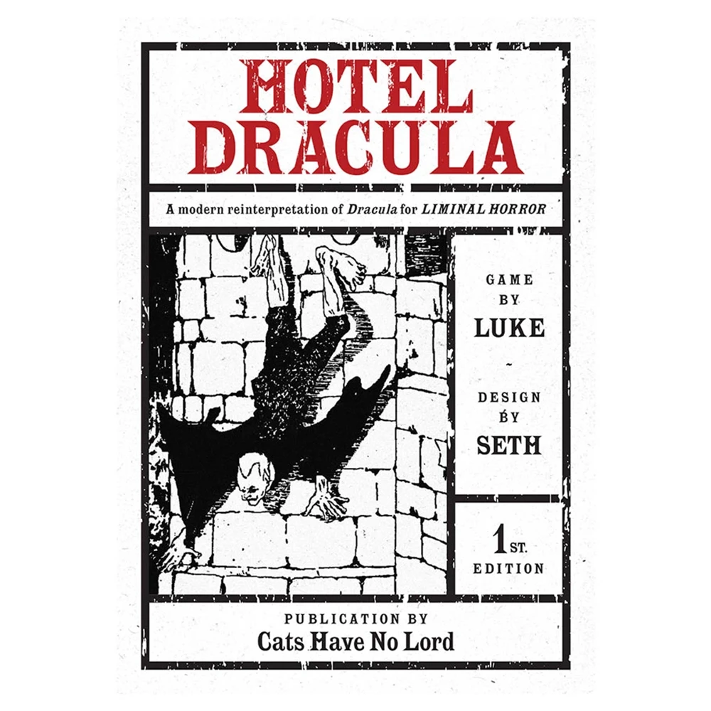 Liminal Horror RPG: Hotel Dracula (Preorder)
