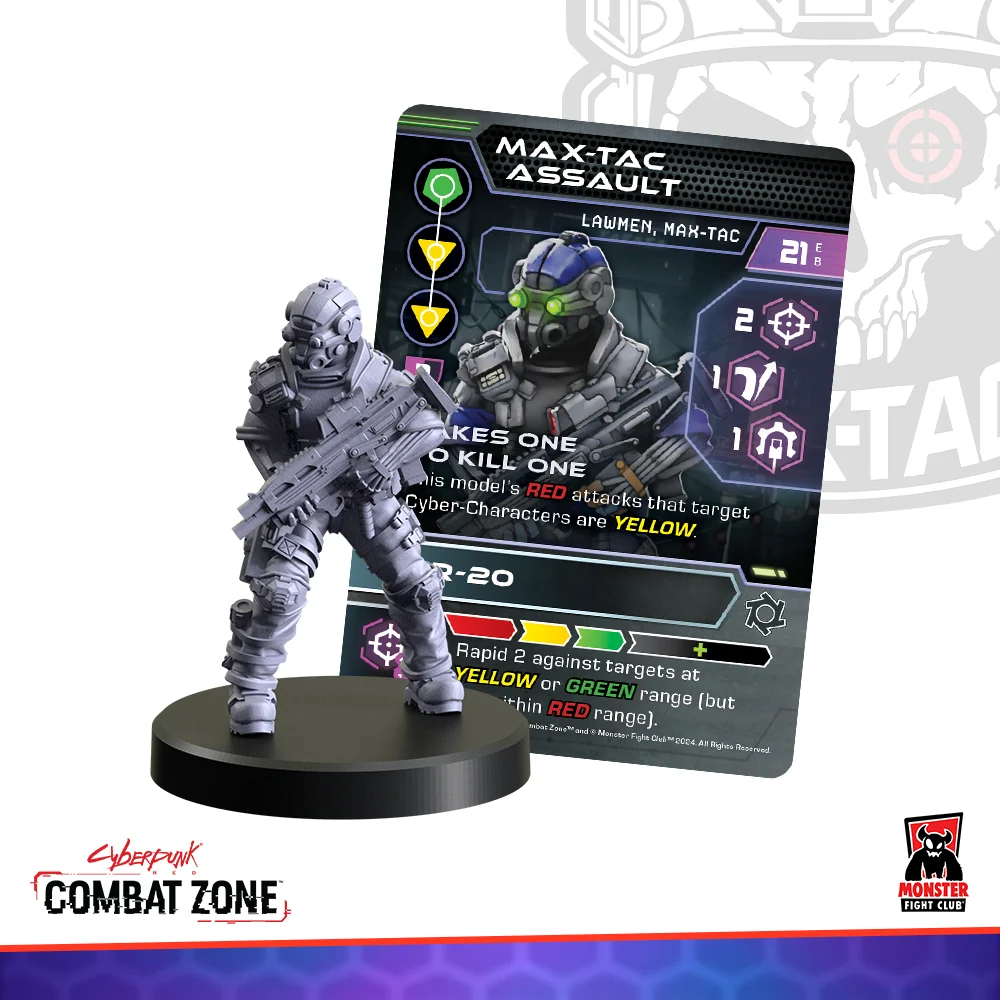 Cyberpunk Red Combat Zone: MAX-TAC Starter Gang (Preorder)
