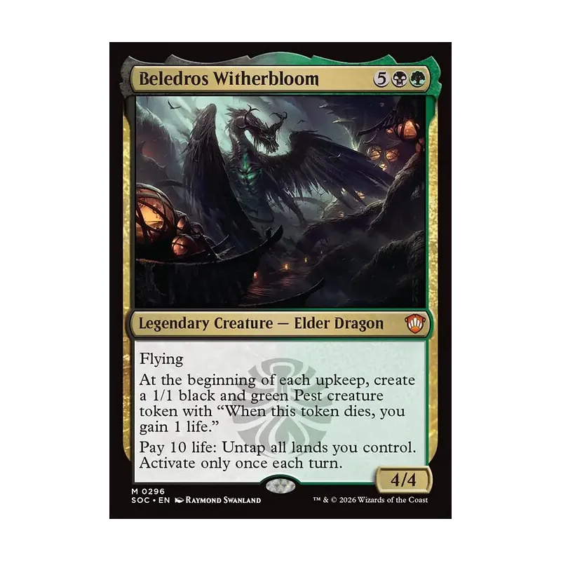 Beledros Witherbloom - Secrets of Strixhaven Commander (Near Mint)