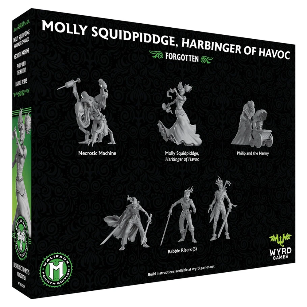 Malifaux 4E: Resurrectionists - Molly, Harbinger of Havoc (Preorder)
