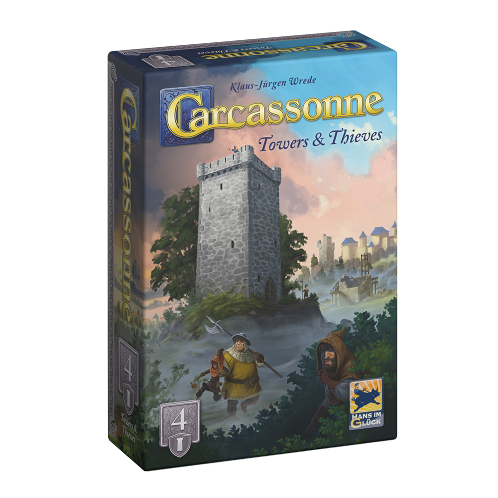 Carcassonne Exp4 (V3.1): Towers & Thieves (New Arrival)