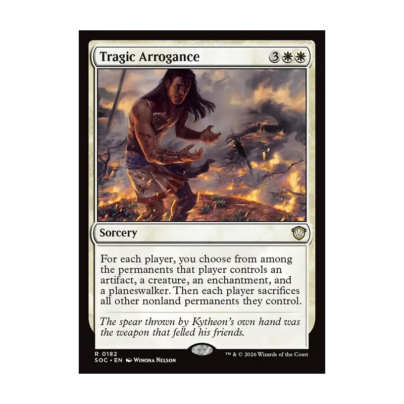 Tragic Arrogance - Secrets of Strixhaven Commander (Near Mint)