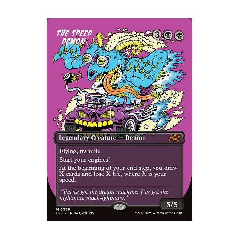 The Speed Demon (Borderless) - Aetherdrift (Near Mint)