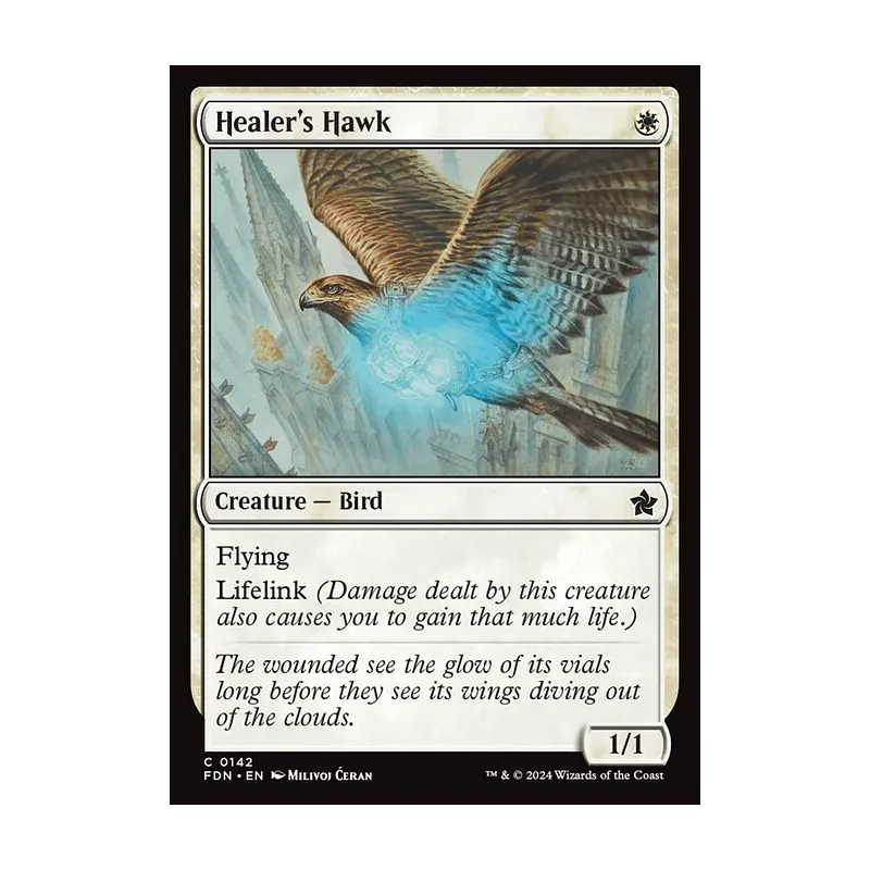 Healer's Hawk - Foundations (Near Mint)