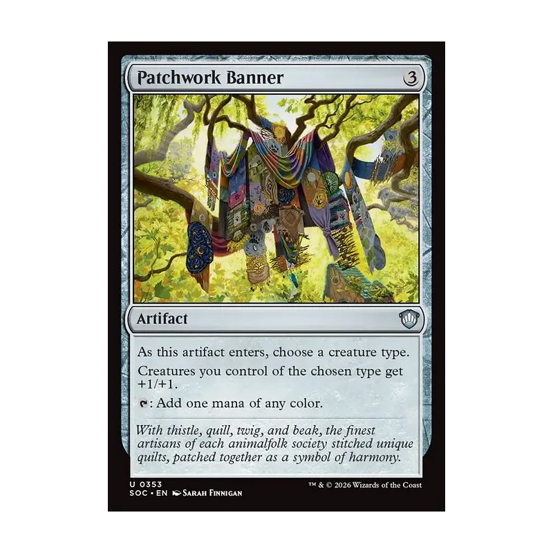 Patchwork Banner - Secrets of Strixhaven Commander (Near Mint)