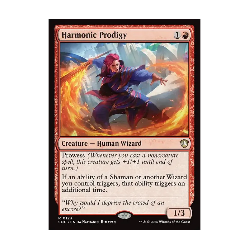 Harmonic Prodigy - Secrets of Strixhaven Commander (Near Mint)