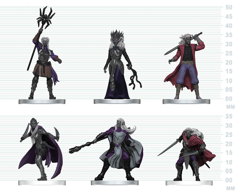 D&D Icons of the Realm: Drow Warband (Preorder)
