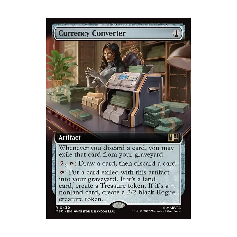 Currency Converter (Extended Art) - Marvel Super Heroes Commander (Near Mint)