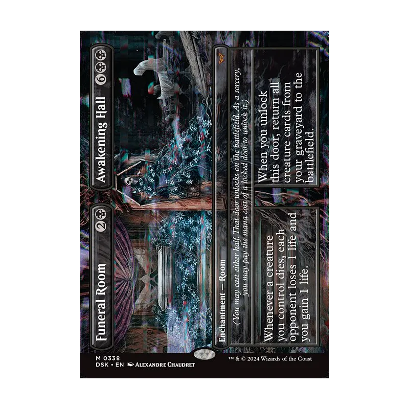 Funeral Room // Awakening Hall (Borderless) - Duskmourn: House of Horror (Near Mint)