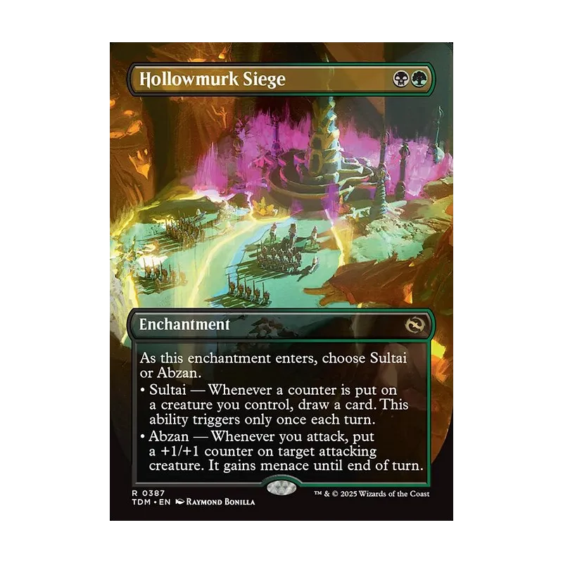 Hollowmurk Siege (Borderless) - Tarkir: Dragonstorm (Near Mint)