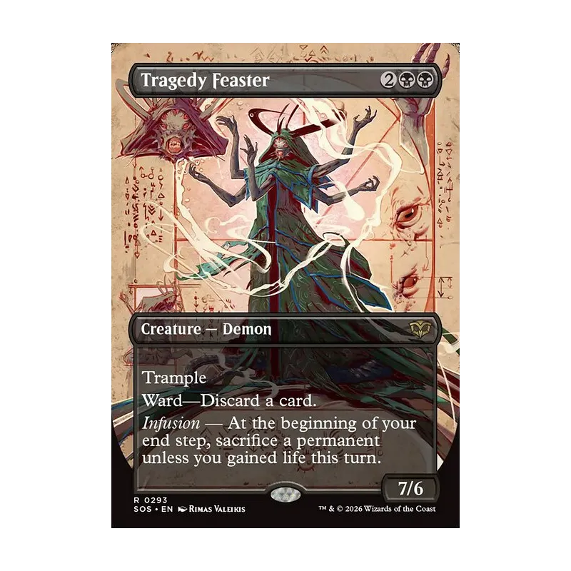 Tragedy Feaster (Borderless) - Secrets of Strixhaven (Near Mint)