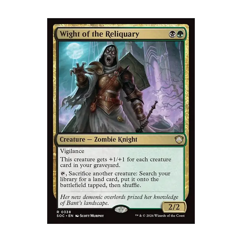Wight of the Reliquary - Secrets of Strixhaven Commander (Near Mint)
