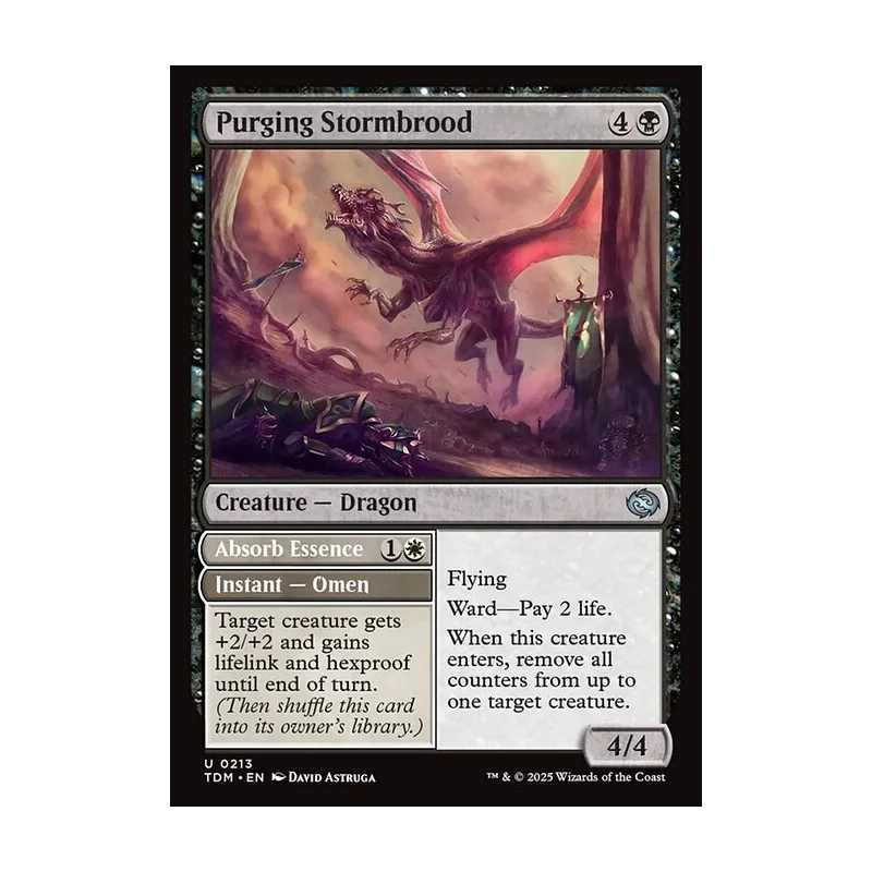 Purging Stormbrood // Absorb Essence - Tarkir: Dragonstorm (Near Mint)